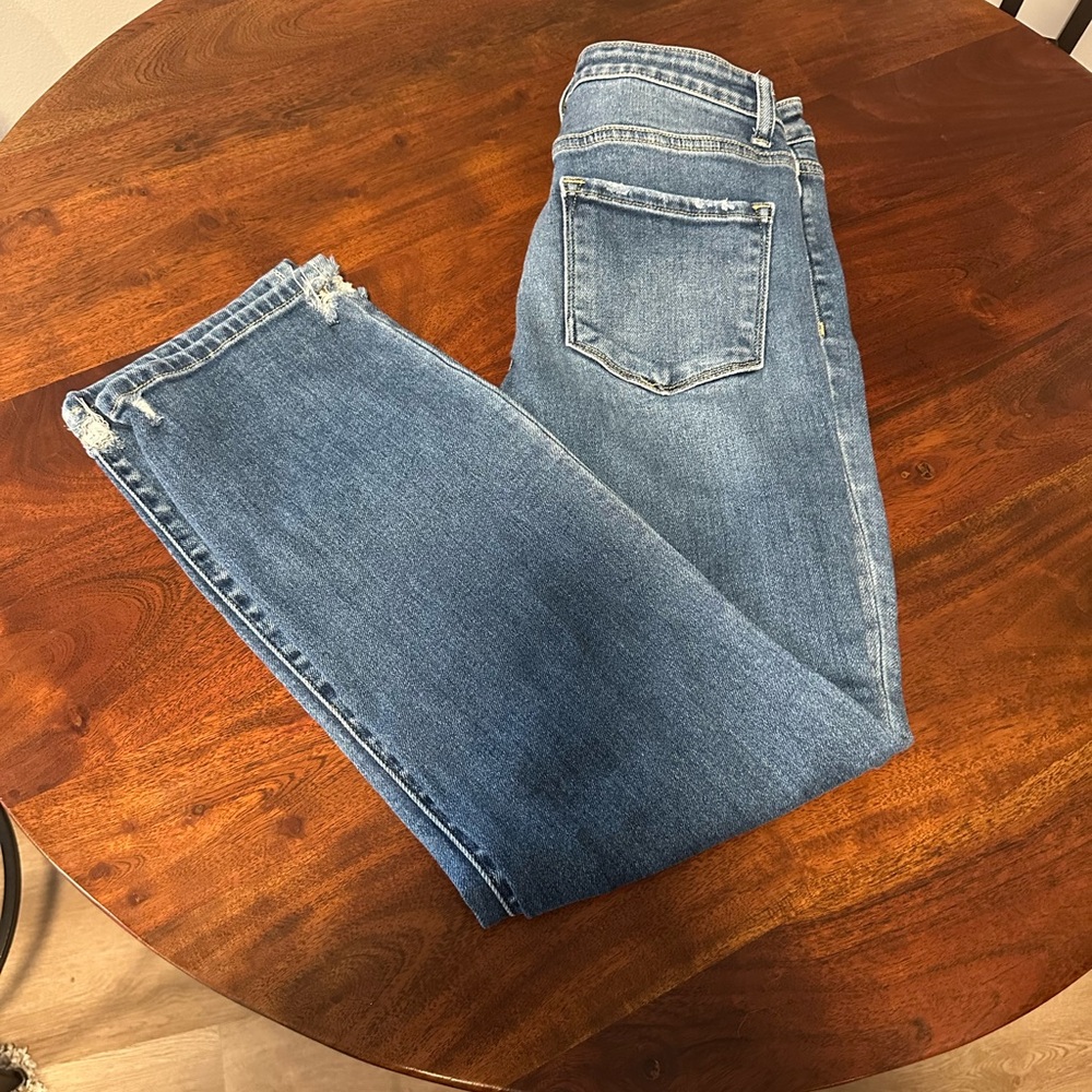 Stylish Blue Women's Straight Leg Jeans